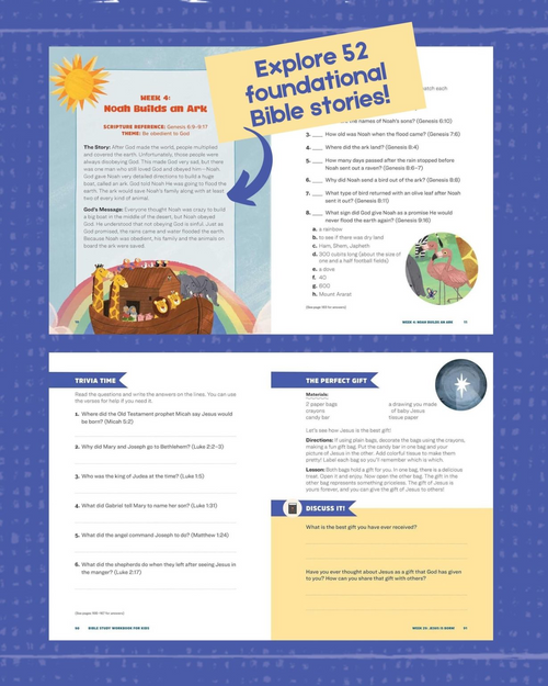 Bible Study - Workbook for Kids