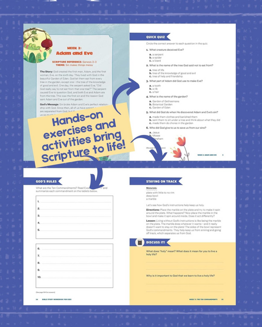 Bible Study - Workbook for Kids